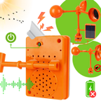 Répulsif d'oiseaux à système rotatif éolien